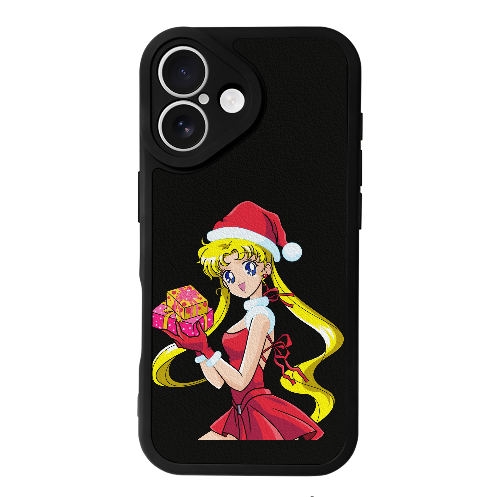 （画像用） 美少女戦士セーラームーン 月野 うさぎ つきの うさぎ Sailor Moon Tsukino Usagi 【iPhone 16シリーズ対応】シリコンスマホケース（レザー調） 材質：シリコン